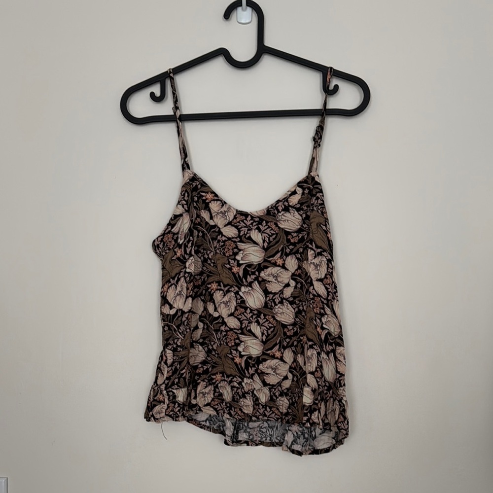American Eagle Outfitters Black Asymmetrical Camisole